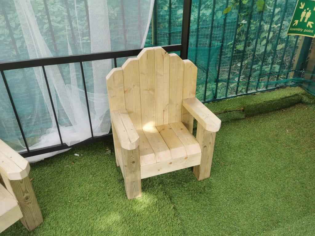 Bundle - Storytelling Garden Throne & Chair Set