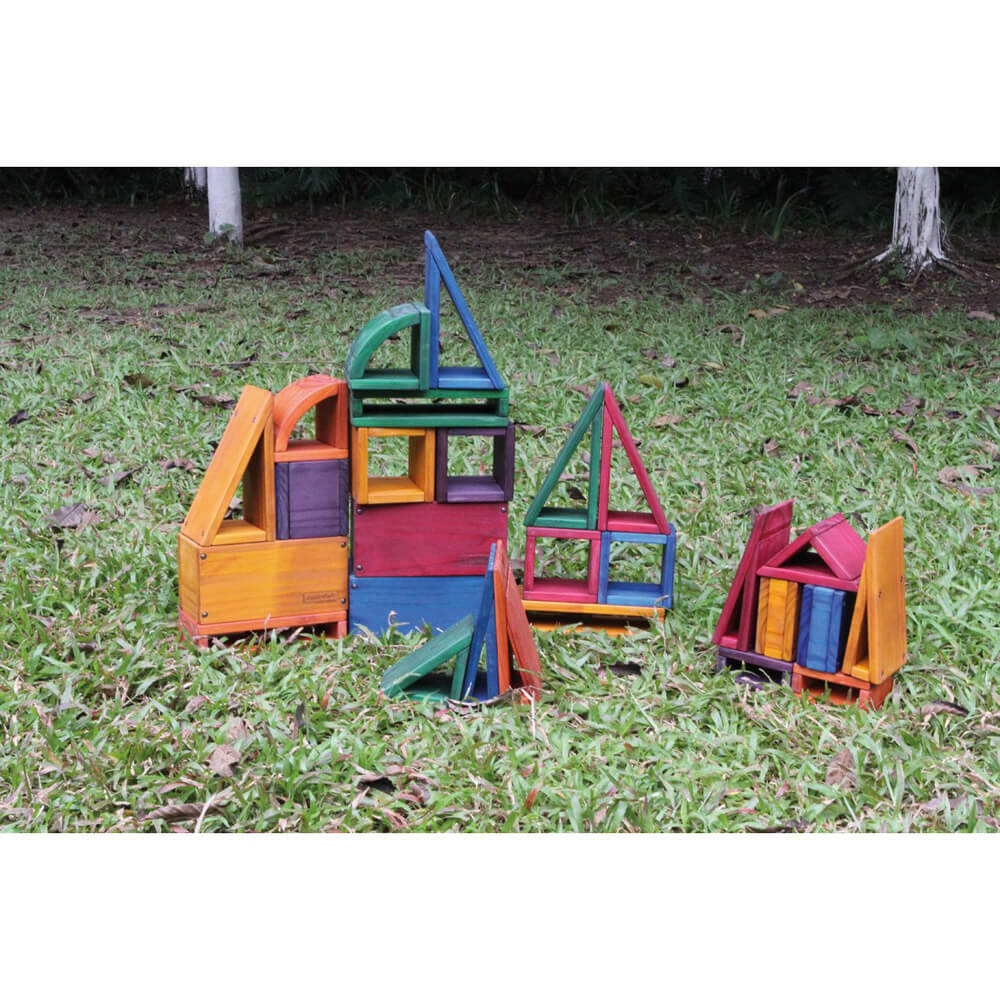 Outdoor Hollow Blocks (Coloured) Pk 27 - The Ministry of Outdoor Education