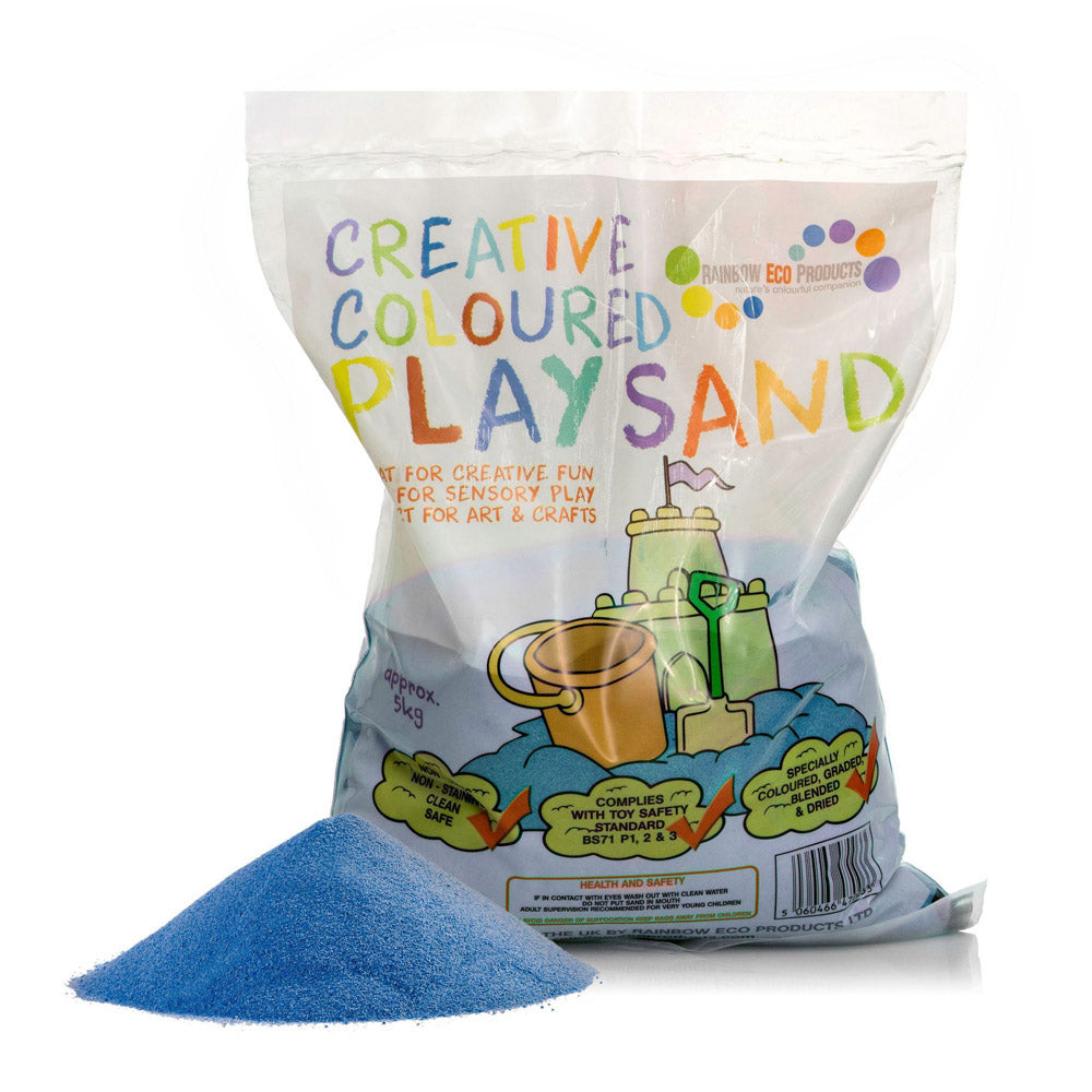 Coloured Play Sand (Blue) 5Kg - The Ministry of Outdoor Education