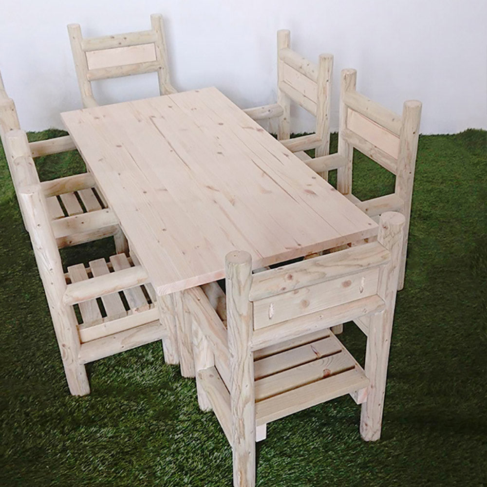 Indoor Table and Chair Set (6 Chairs with arms) - The Ministry of Outdoor Education