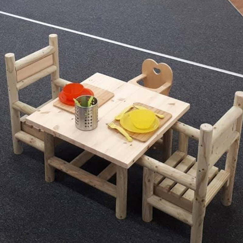 Indoor Table and Chair Set (2 Chairs with arms) - The Ministry of Outdoor Education