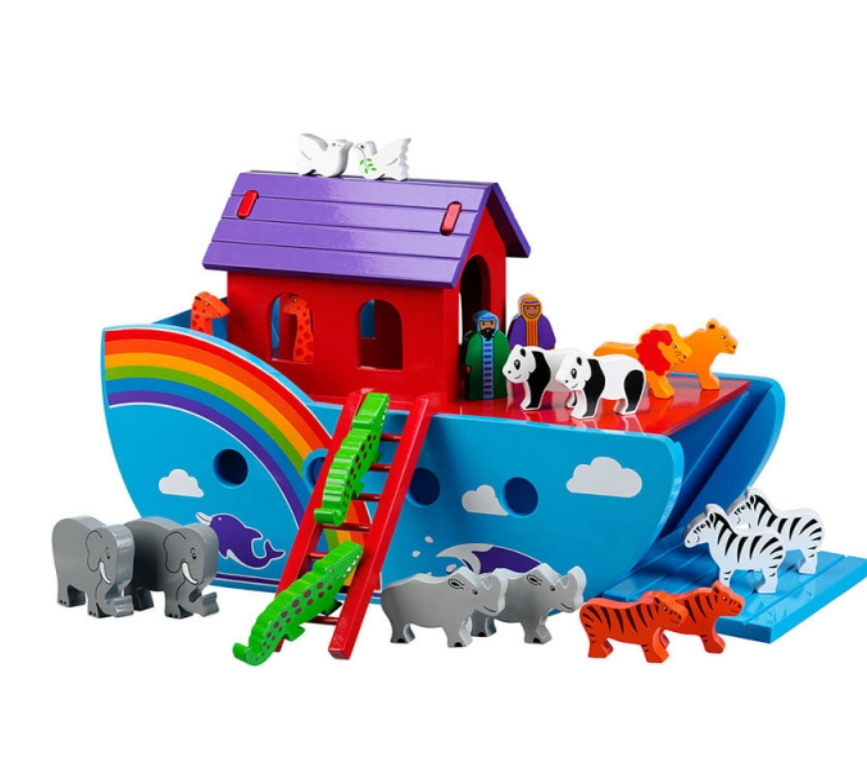 Large Rainbow Ark With 20 Characters - The Ministry of Outdoor Education
