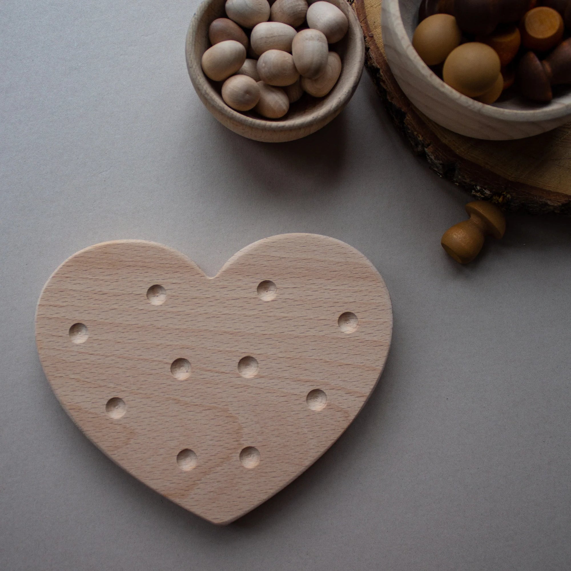 Fine Motor Board - Heart - The Ministry of Outdoor Education