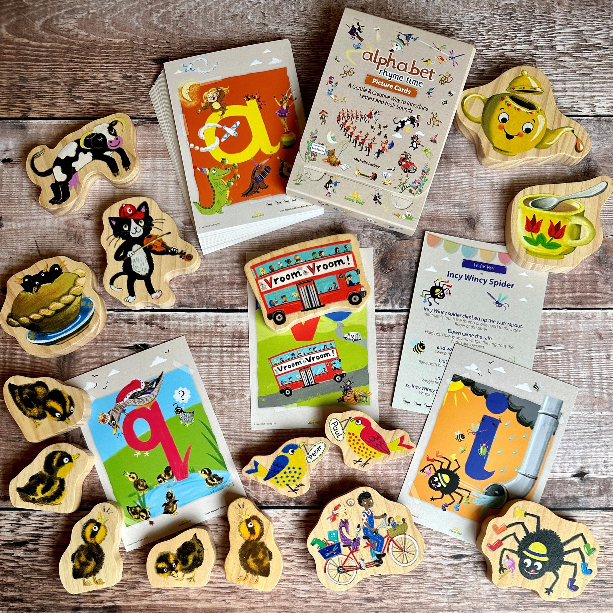Alphabet Rhyme Time Characters & Picture Cards Set - The Ministry of Outdoor Education