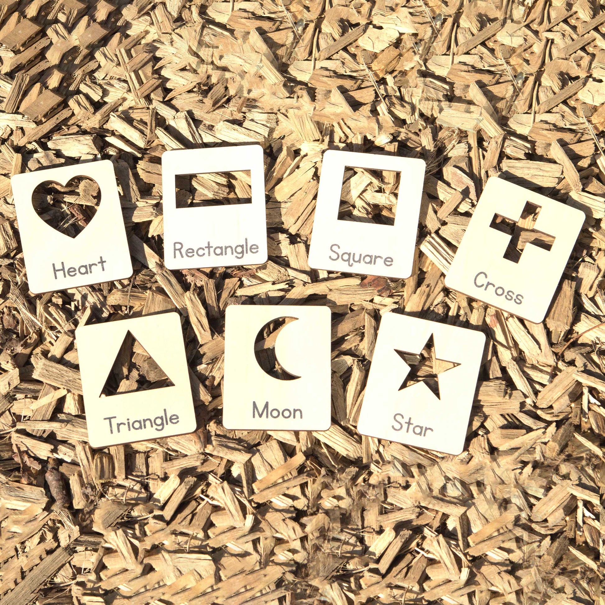 Flash Cards - Shapes (7 images) - The Ministry of Outdoor Education