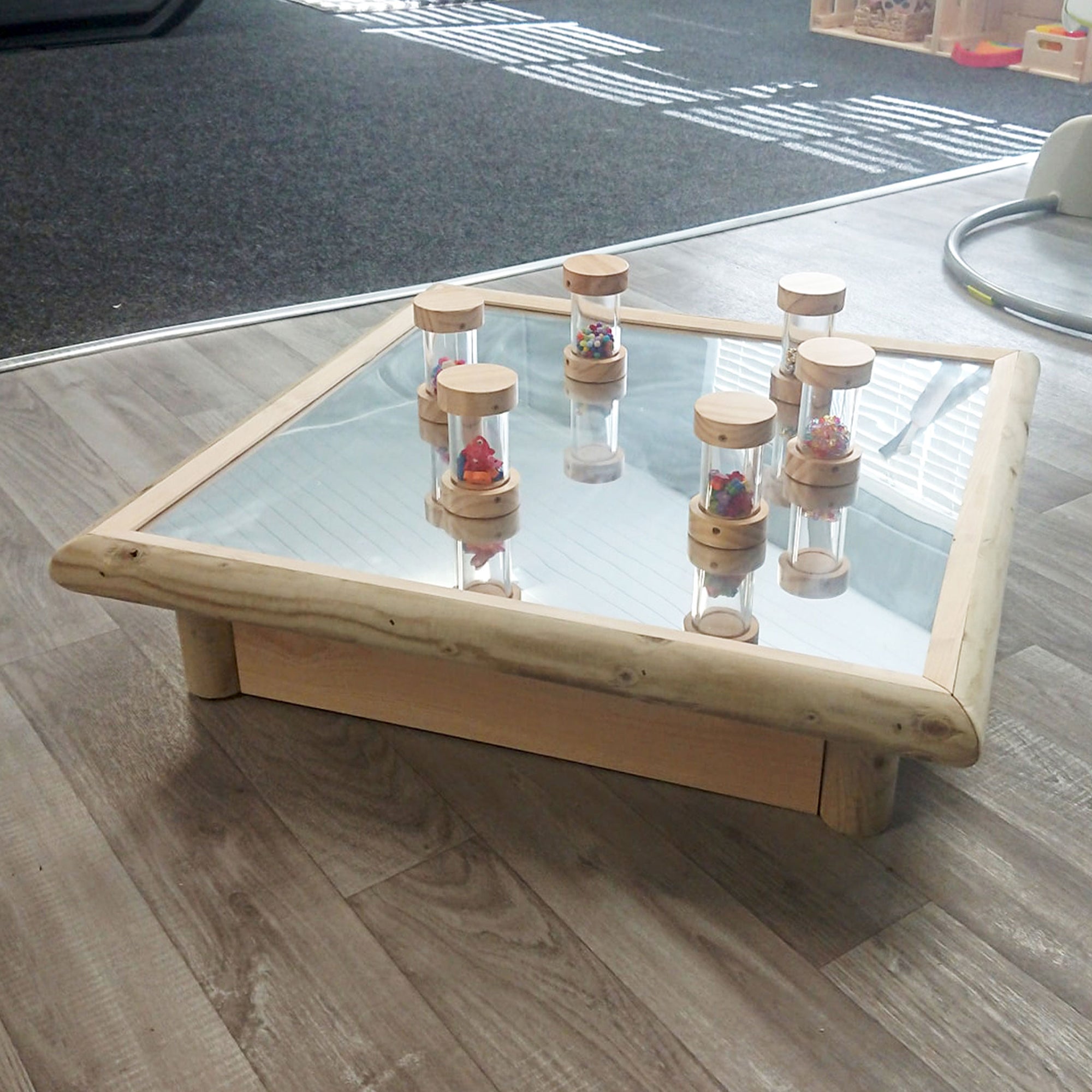 Mirrored Table (Low Level) - The Ministry of Outdoor Education