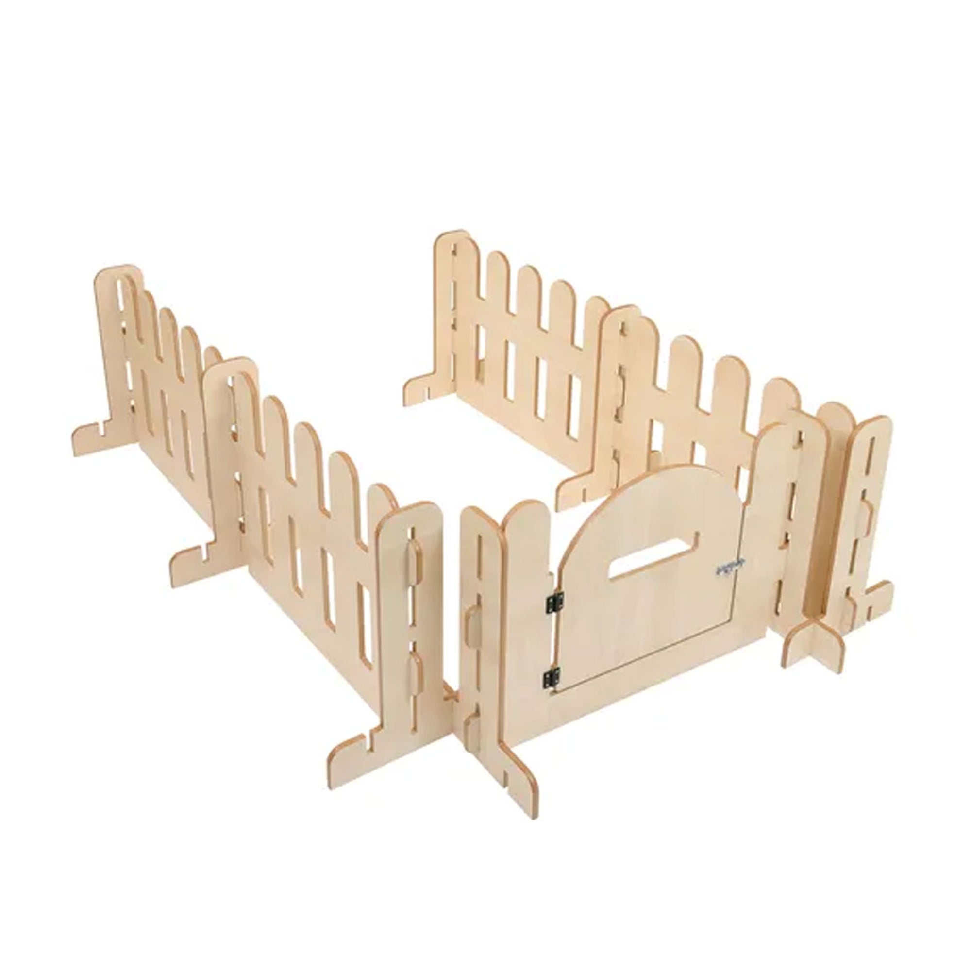 Indoor Double Fence Panels & Gate Set (Maple) - The Ministry of Outdoor Education