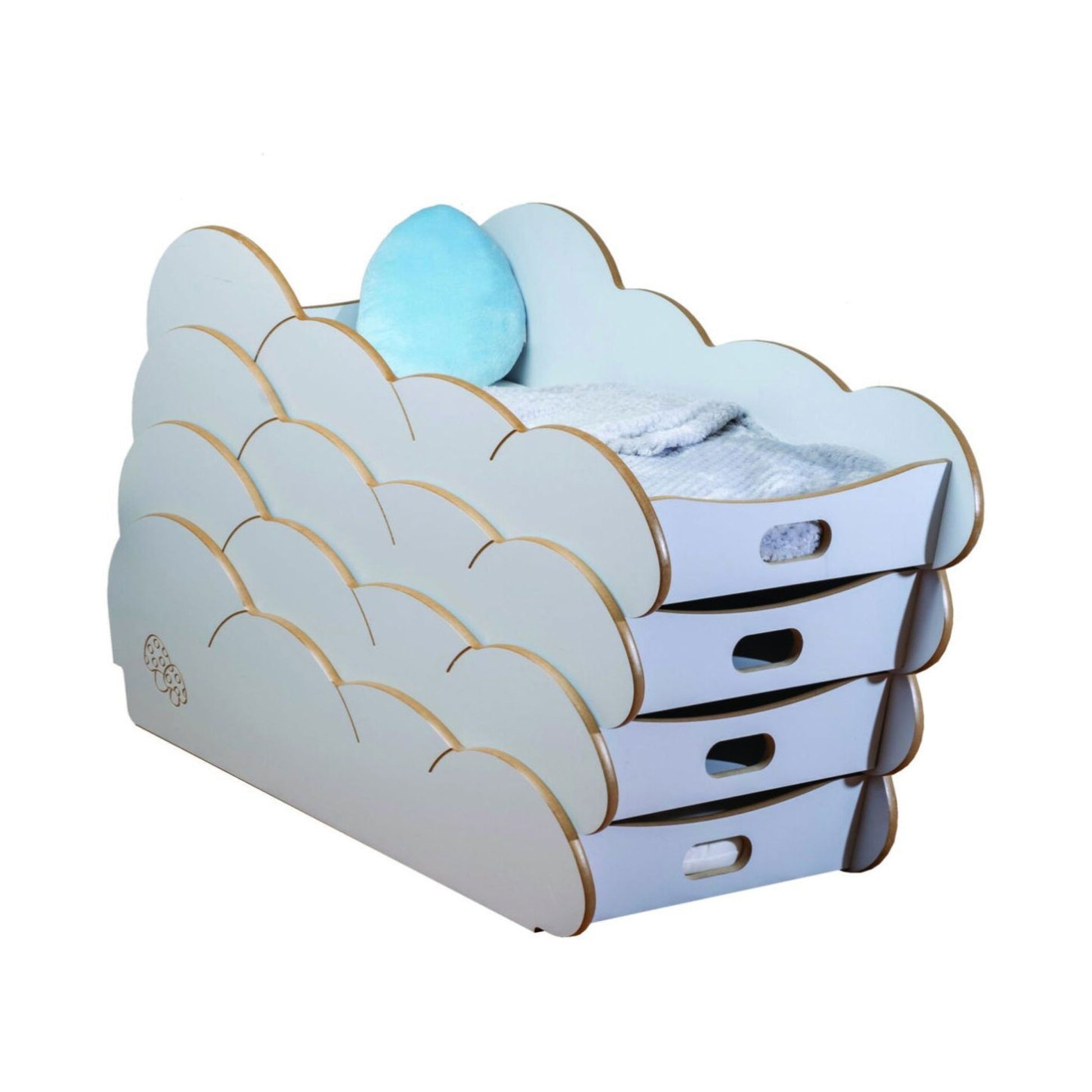 Dream Cloud Set Of 4 (Grey)