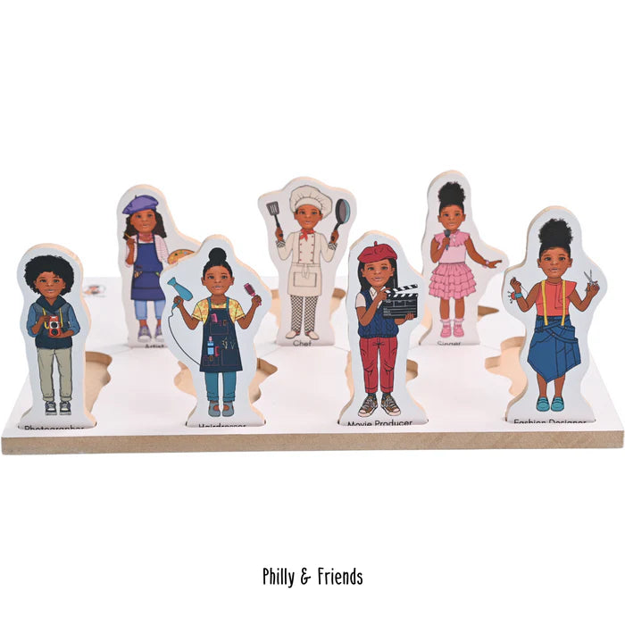 Creative Careers Wooden Small World Puzzle Play