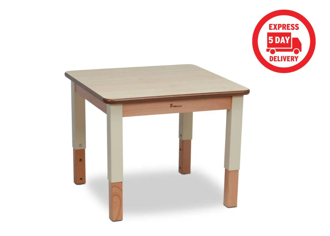 Medium Square Table (W695 x D695) Height Adjustable - The Ministry of Outdoor Education