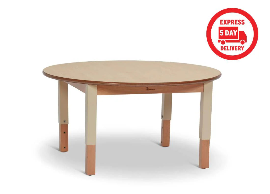 Medium Circular Table (D900) Height Adjustable - The Ministry of Outdoor Education