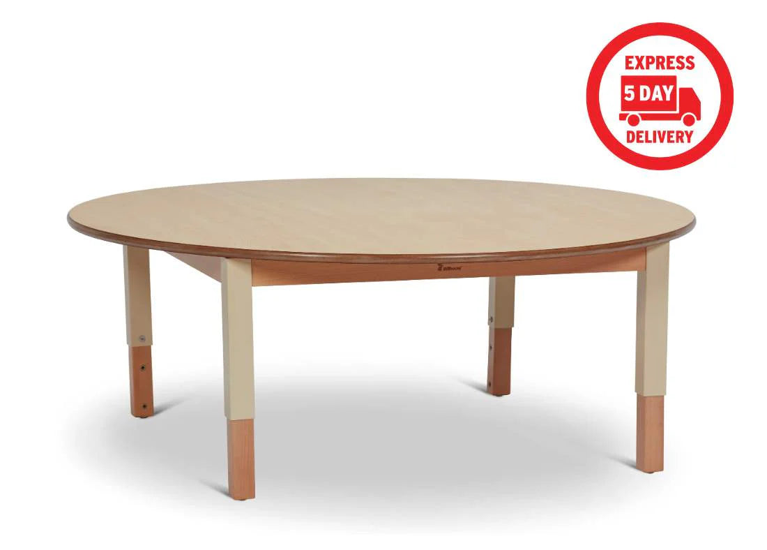 Large Circular Table (D1200) Height Adjustable - The Ministry of Outdoor Education