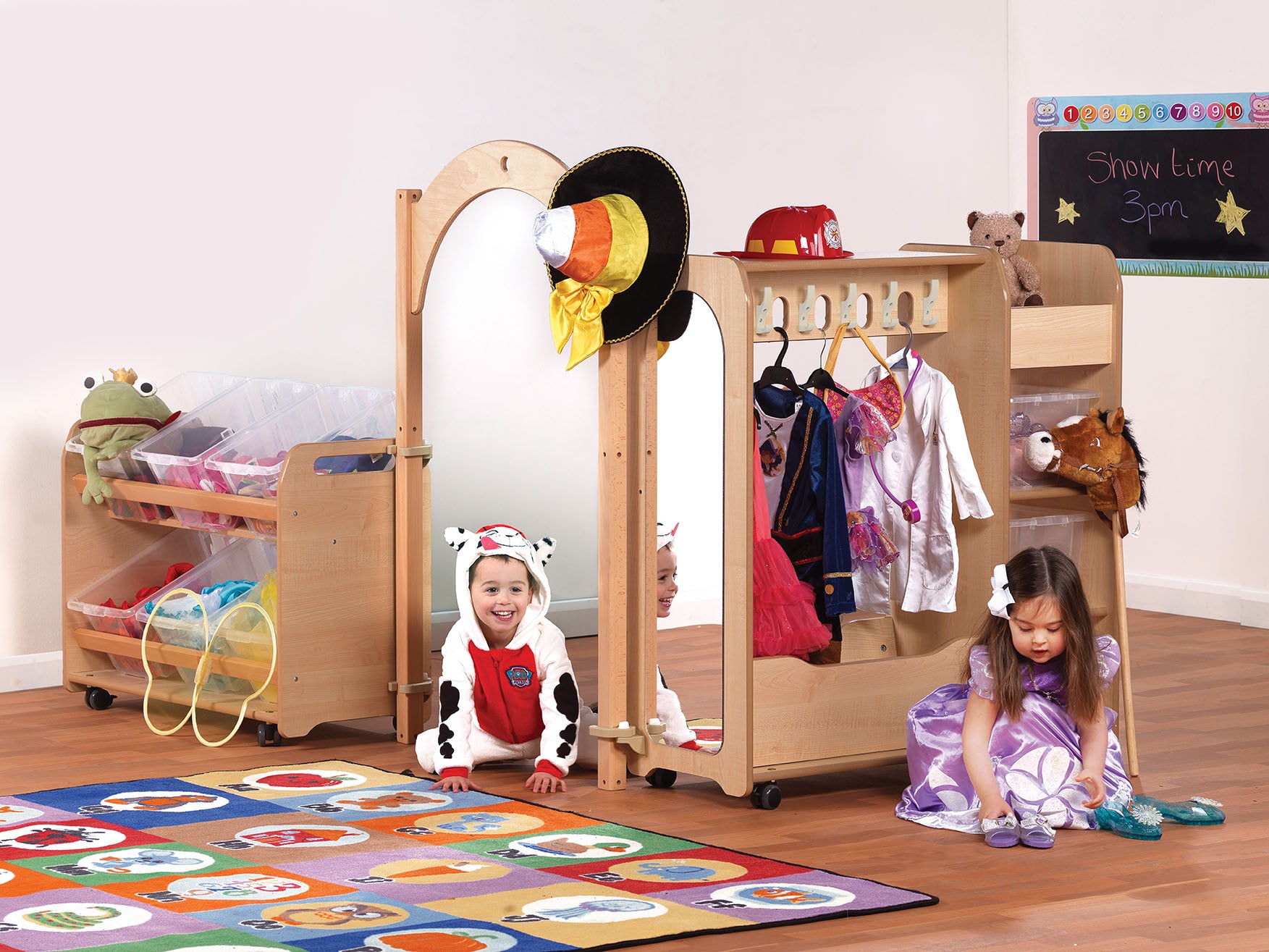 Mini Preschool Dressing Up Zone - The Ministry of Outdoor Education
