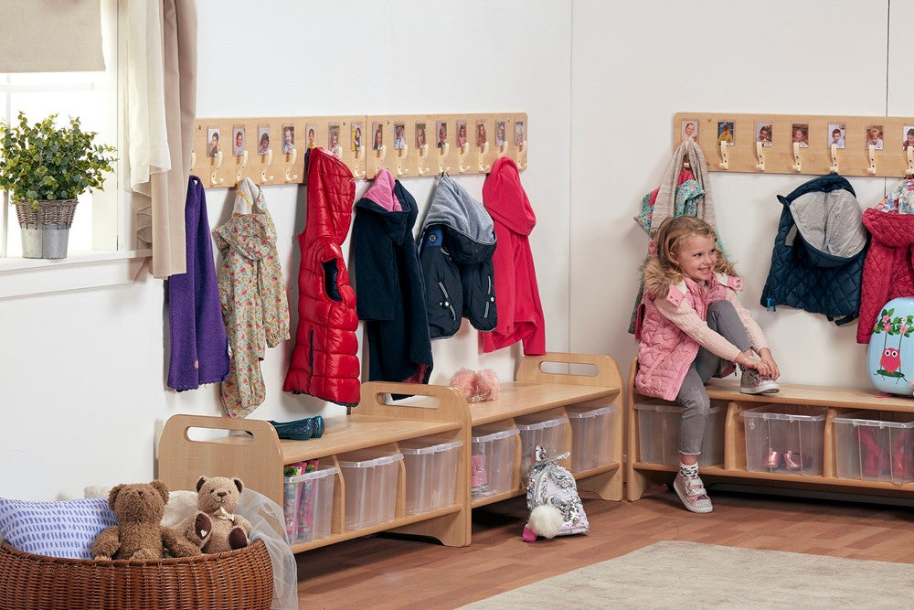 Multi Buy - 4 x Wall Mounted Hook Sets (2 units per set) - The Ministry of Outdoor Education