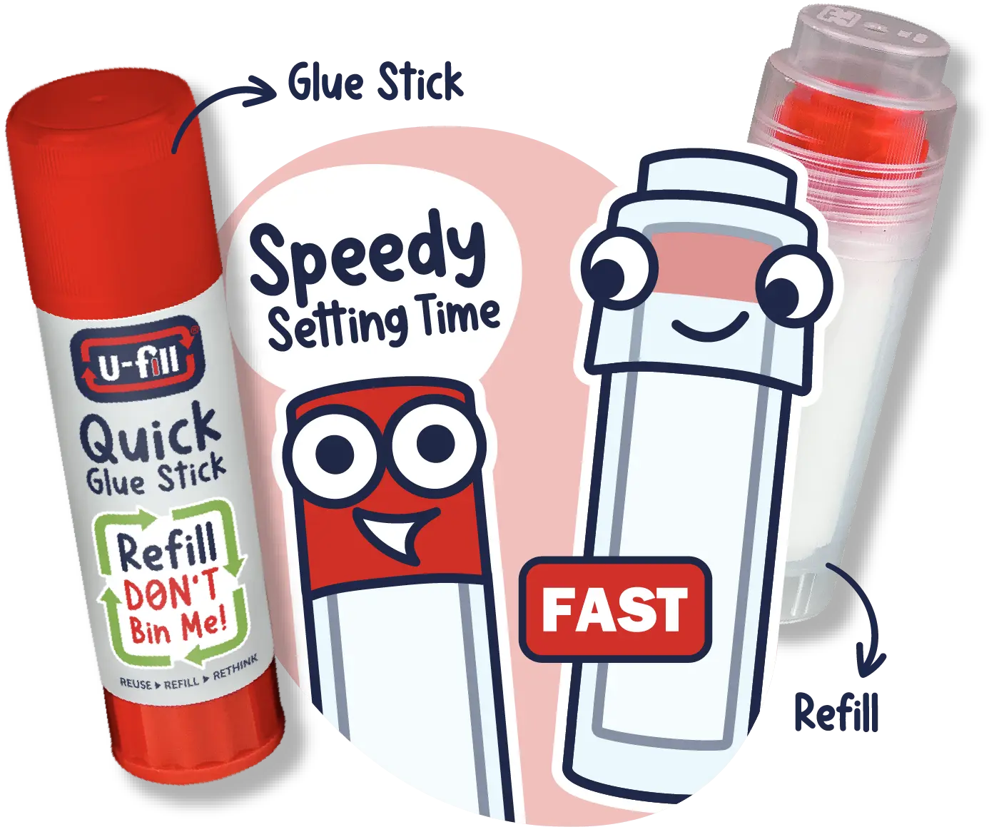 U-Fill Quick Stick Refills - Box of 50 pcs - The Ministry of Outdoor Education