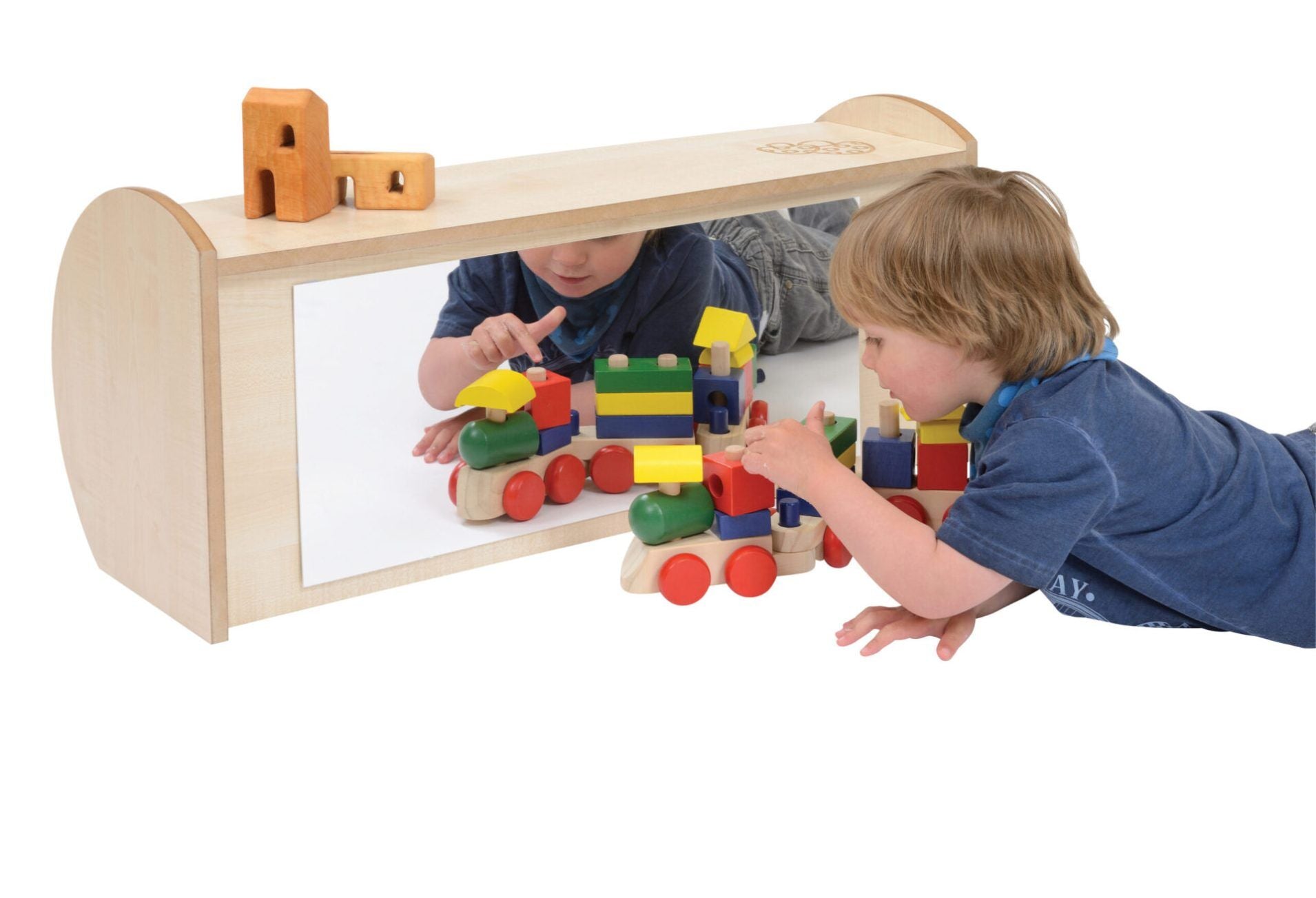Mini Shelf Unit With Mirror Back (Maple) - The Ministry of Outdoor Education