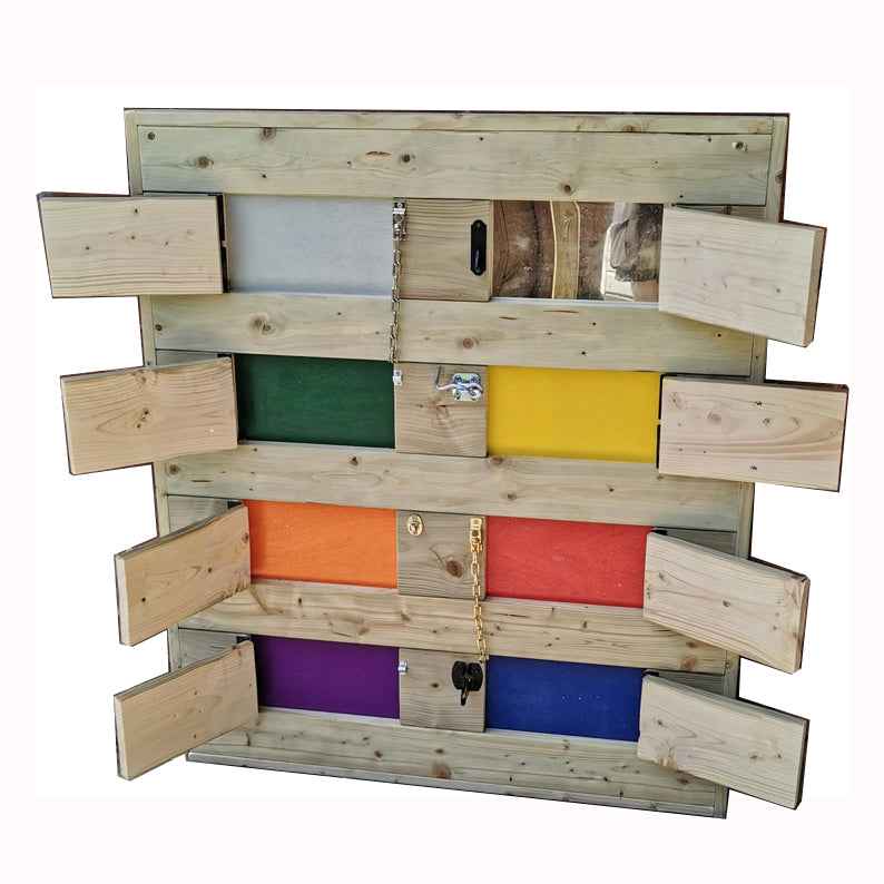 Lock Latch Activity Wall