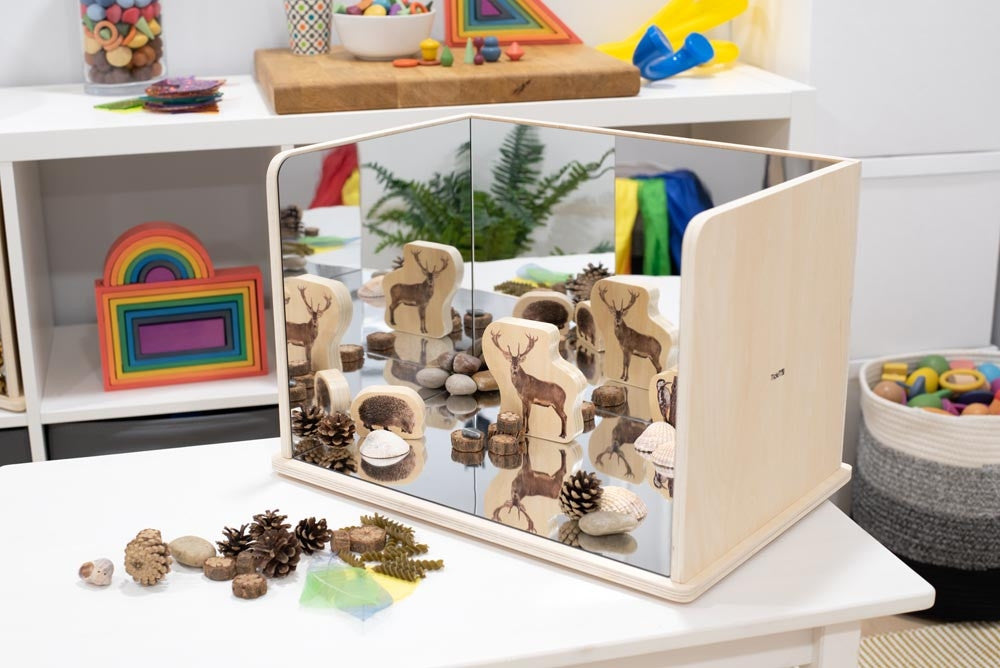 Wooden Exploratory Mirror