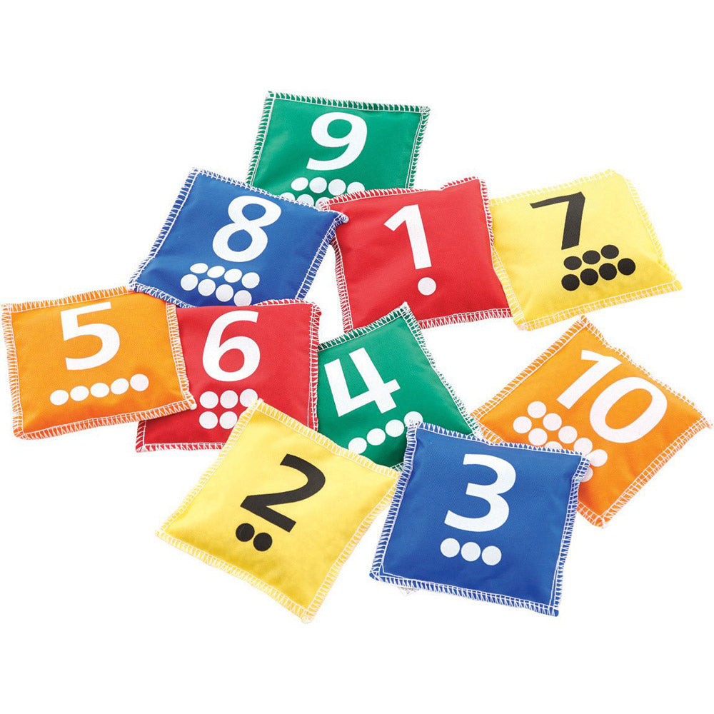 Number And Dot Bean Bags Pk 10 - The Ministry of Outdoor Education