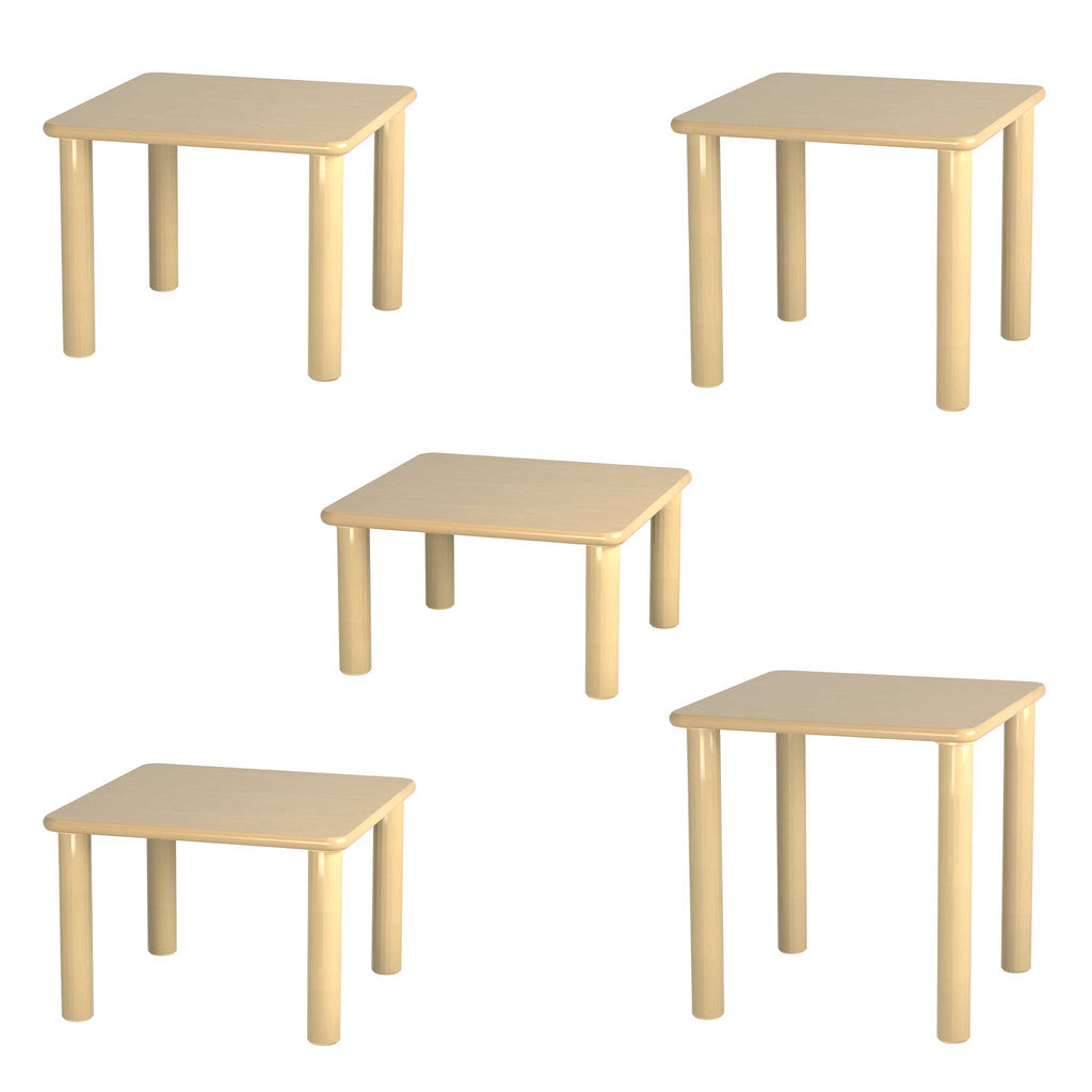 Square Children's Table (variety of heights)