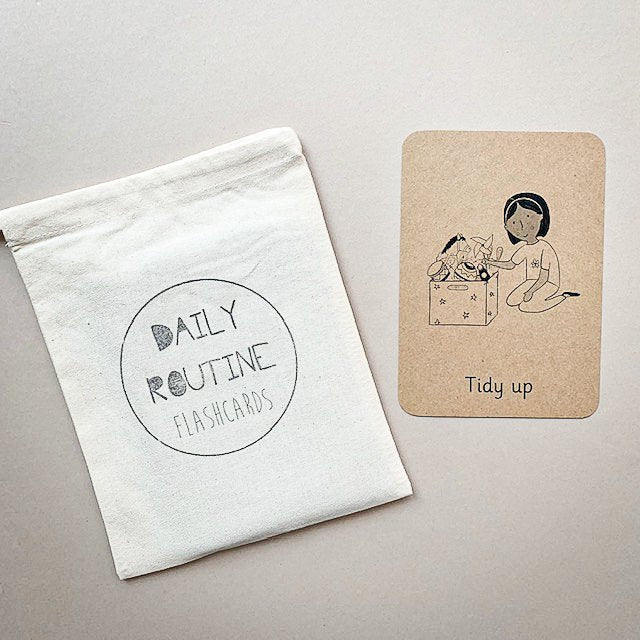 Flash Cards - Daily Routine (Set of 16) - The Ministry of Outdoor Education