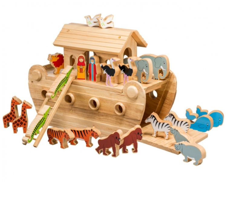 Deluxe Natural Ark with 24 Colourful Characters - The Ministry of Outdoor Education