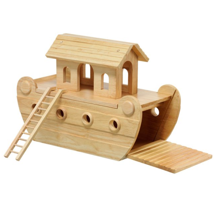 Deluxe Natural Ark with 24 Colourful Characters