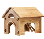 Deluxe Natural Farm With Barn, Tractor & 34 Colourful Pieces