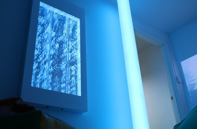 Interactive Bubble Wall with Dice Controller