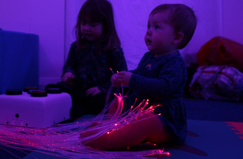 Mains Interactive Light Source with Remote Controller + 1M Clear Strands  - The Ministry of Outdoor Education