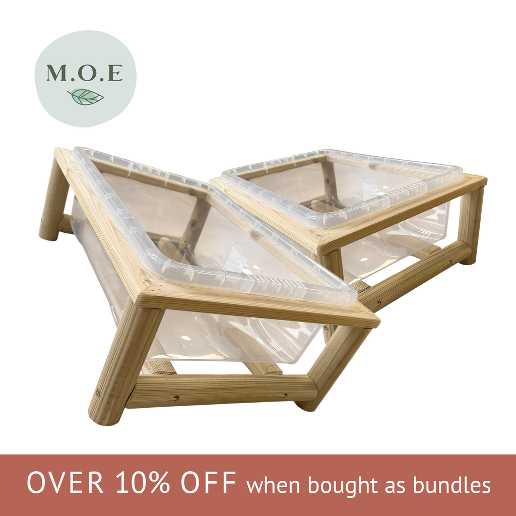 Sand and Water Tray (Low Height, Set of 2)