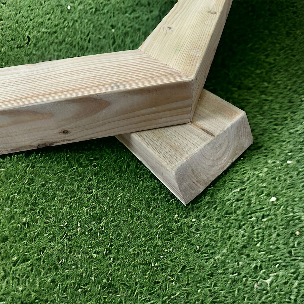 Zig Zag Balance Beam- 100mm wide  - The Ministry of Outdoor Education