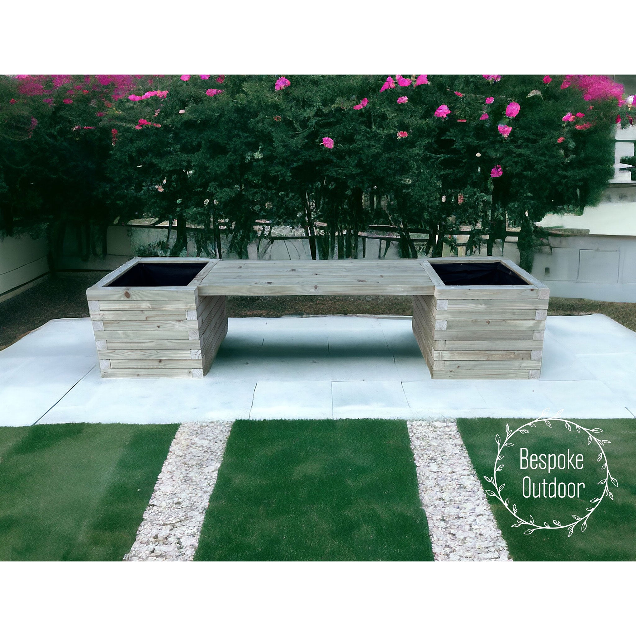 Bench & Planter Set (Somerset)