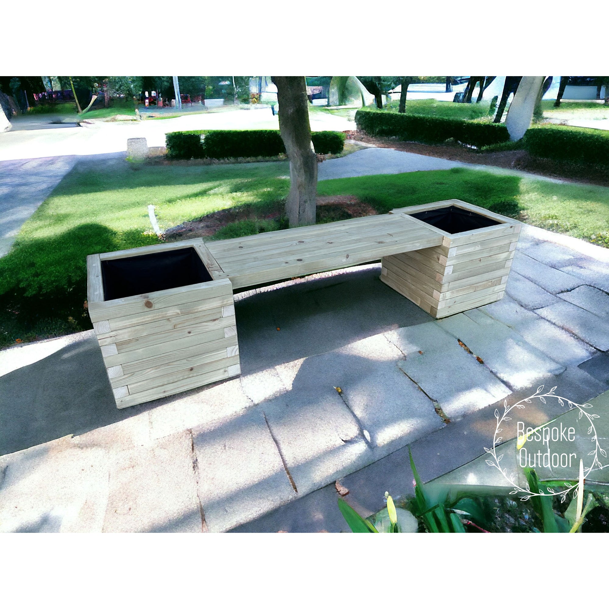 Bench & Planter Set (Somerset)