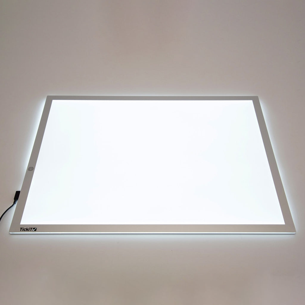 TickiT 72048 Light Panel Cover Tray - Clear A2 Plastic Cover TickiT 72048 Light Panel Cover Tray - Clear A2 Plastic Cover