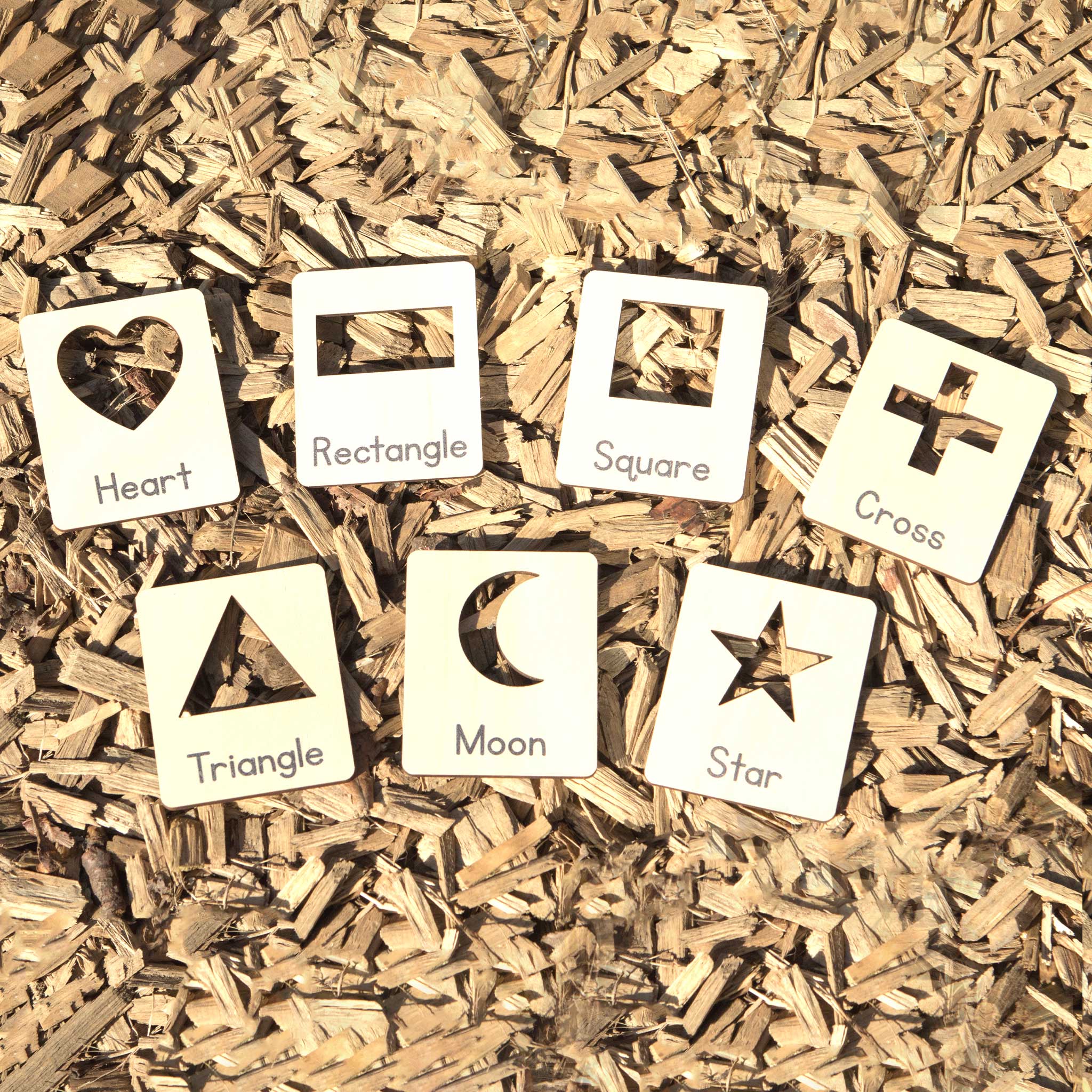 Flash Cards - Shapes (7 images) - The Ministry of Outdoor Education