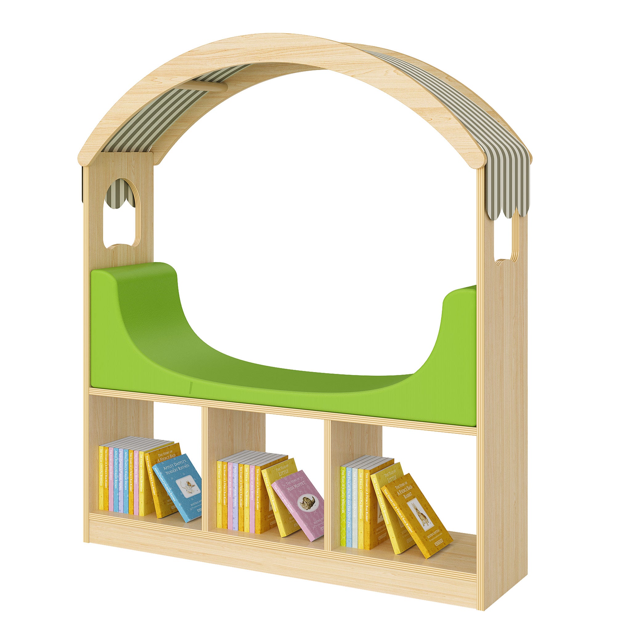 Reading Nook with Storage (Curved Roof)