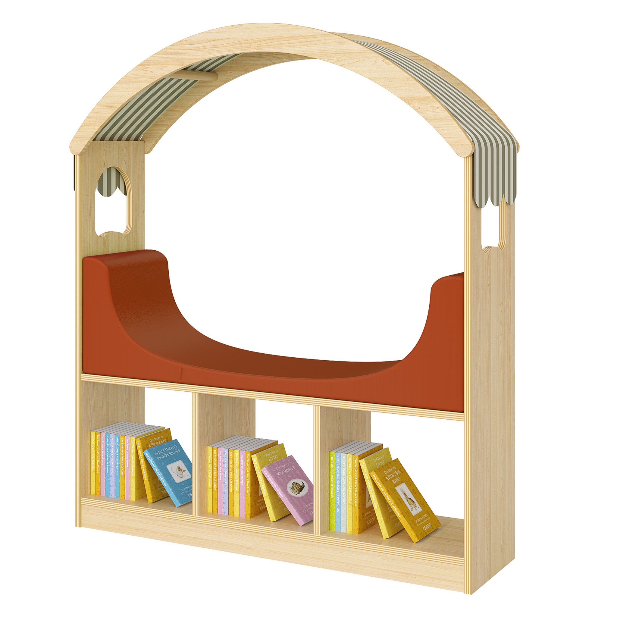 Reading Nook with Storage (Curved Roof)