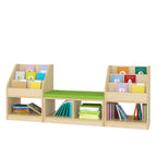 Double Book Display Unit with Reading Bench