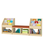 Double Book Display Unit with Reading Bench