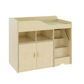 Changing Table with Storage and Pull-Out Stairs