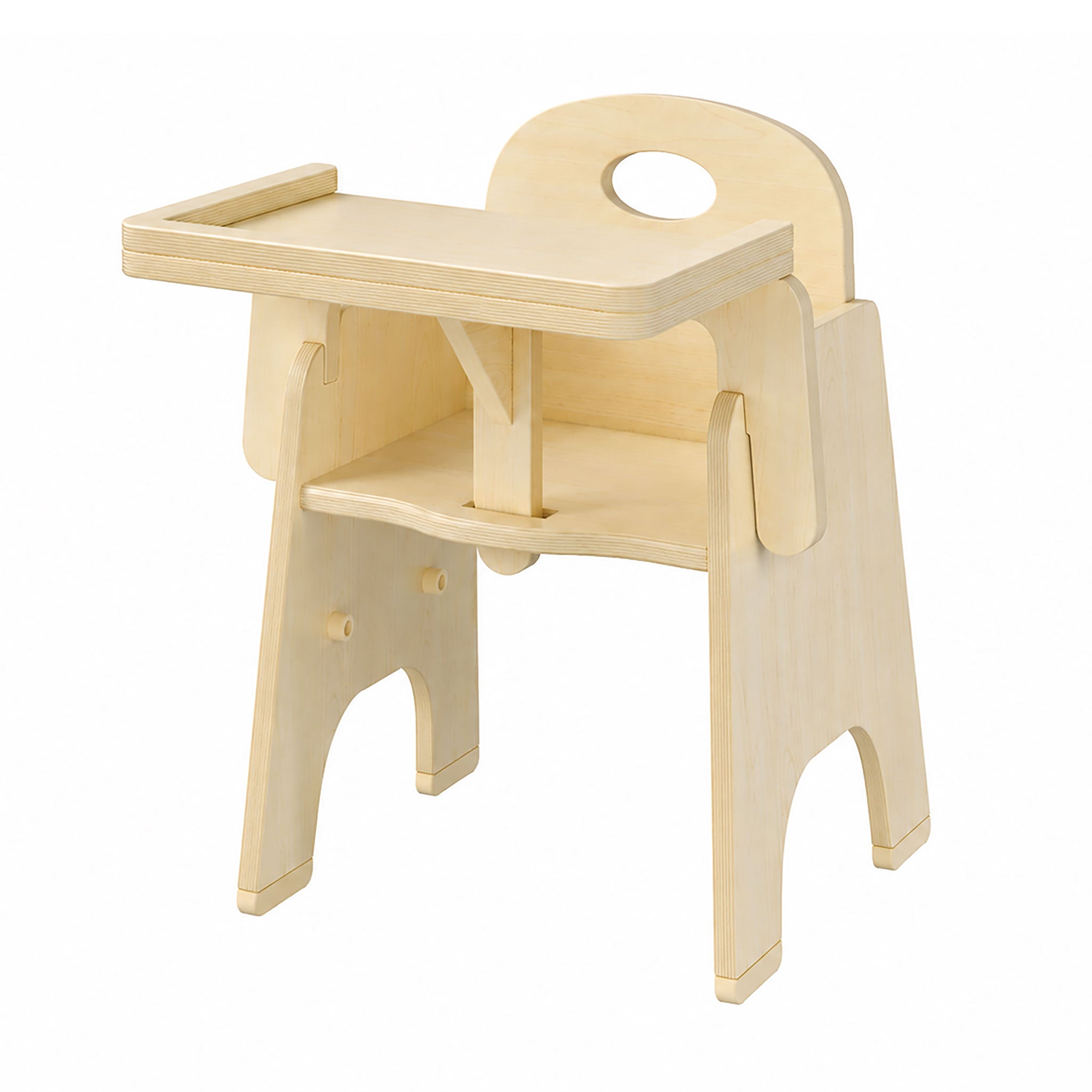 Wooden Baby Highchair with Tray
