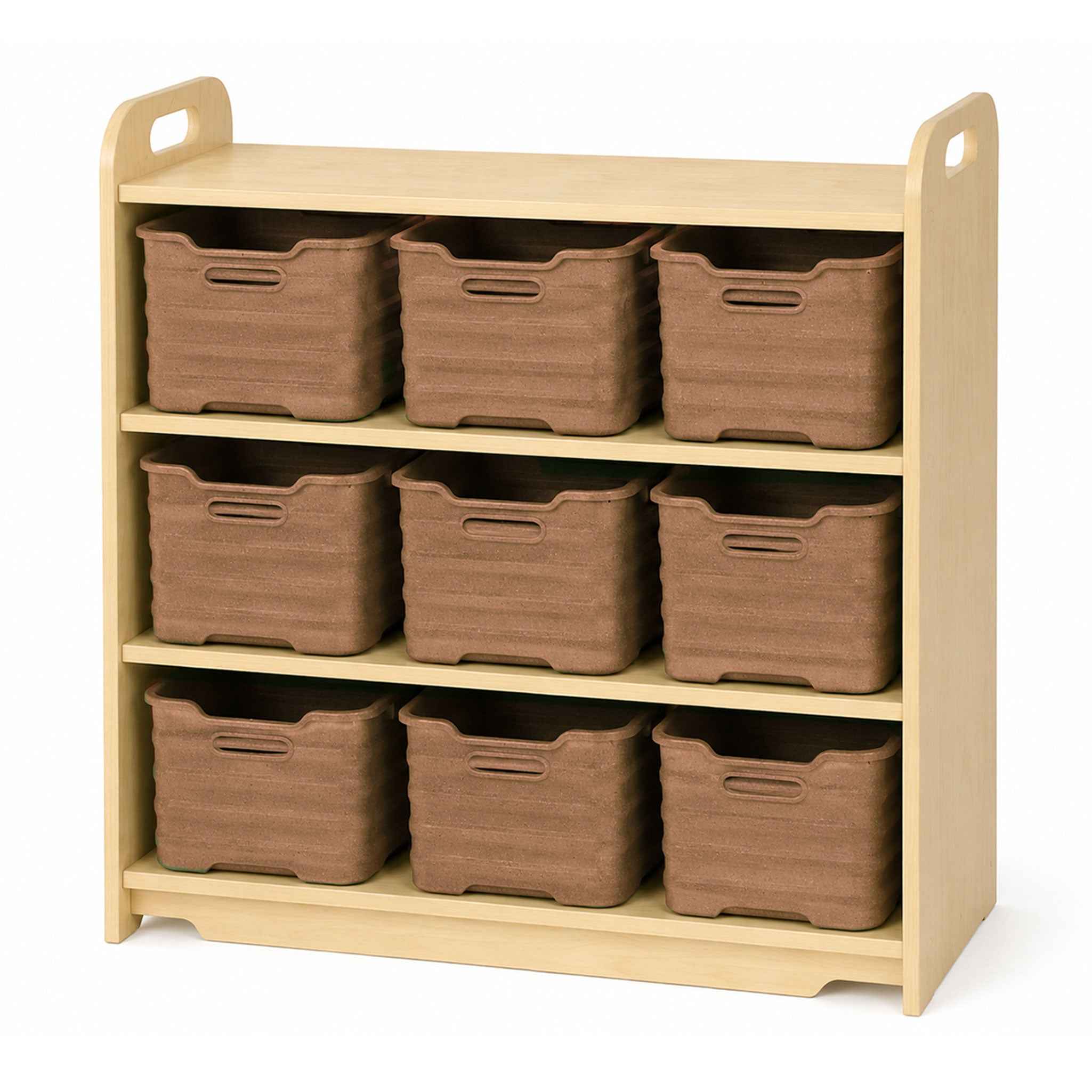 Mobile Three-Tier Storage Unit (with 9 CloudCubby™)