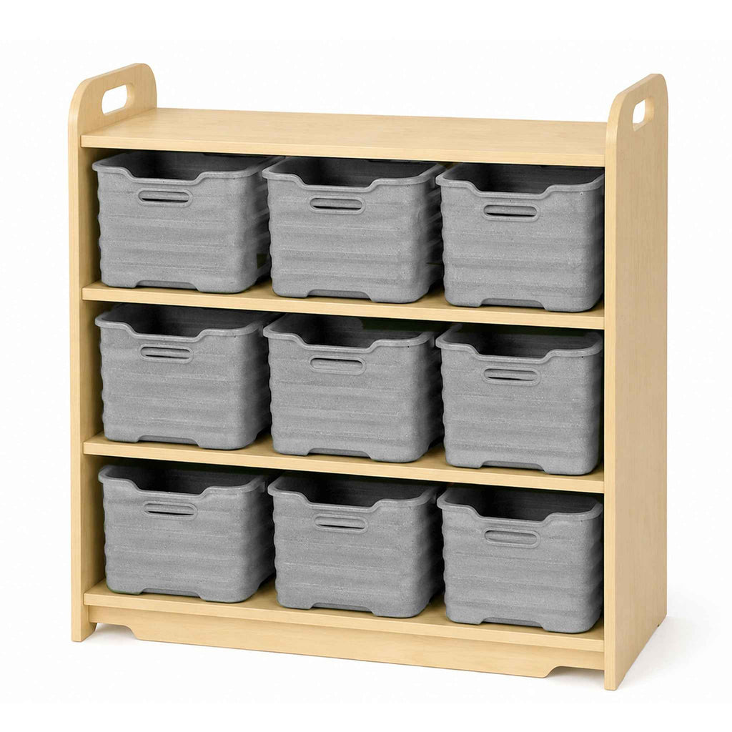 Mobile Three-Tier Storage Unit (with 9 CloudCubby™)