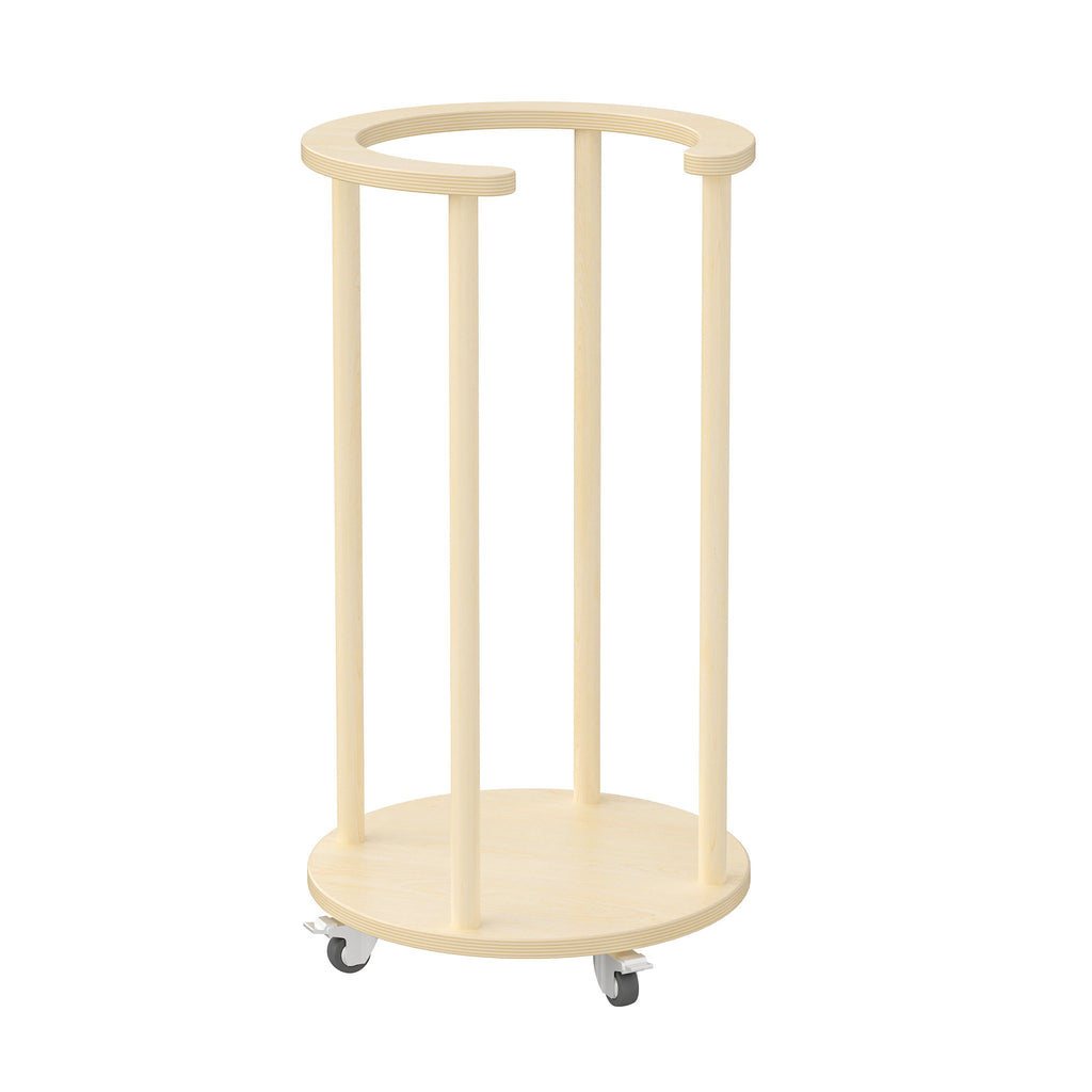 Rounded Padded Floor Cushions Storage Rack