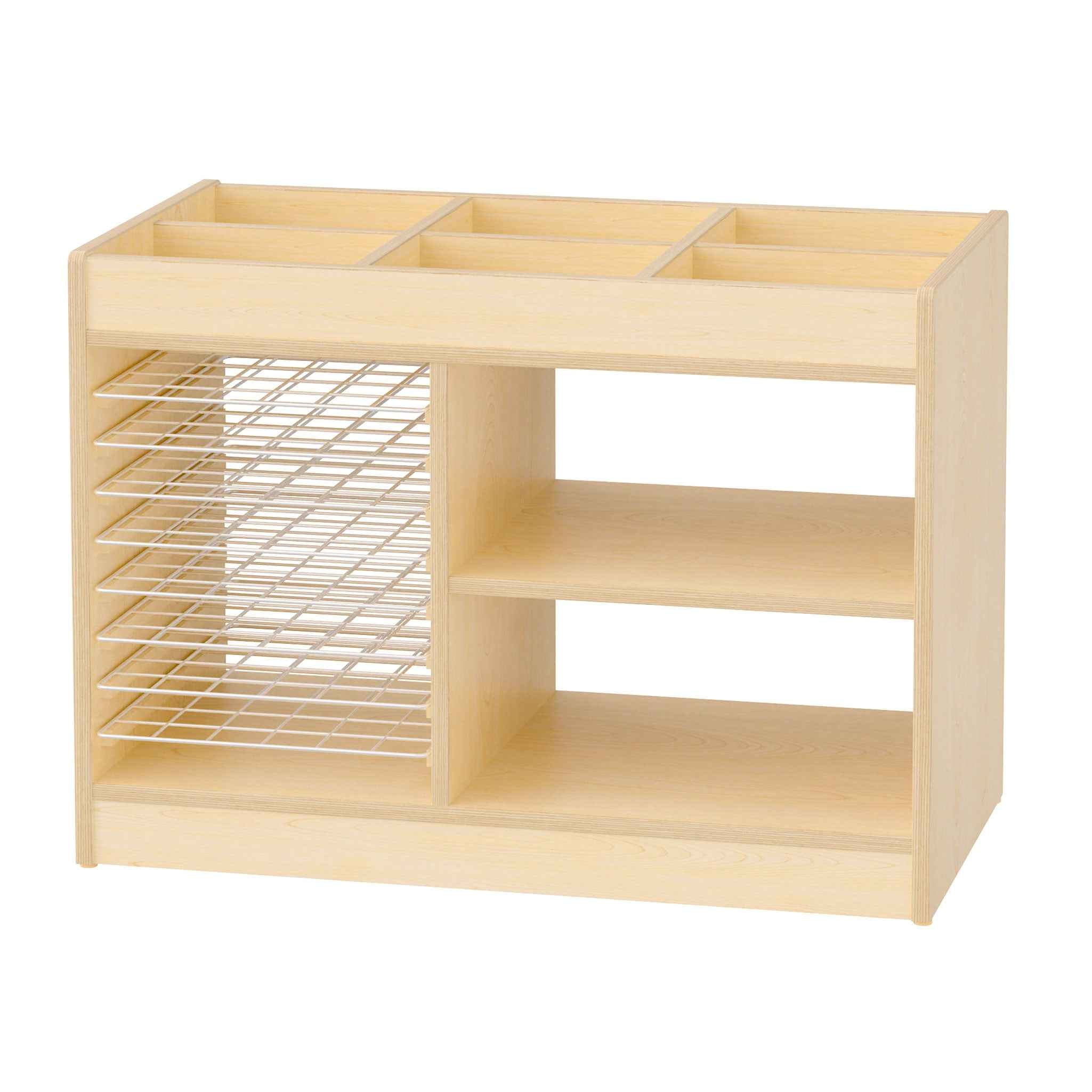 Art Drying Rack with Storage