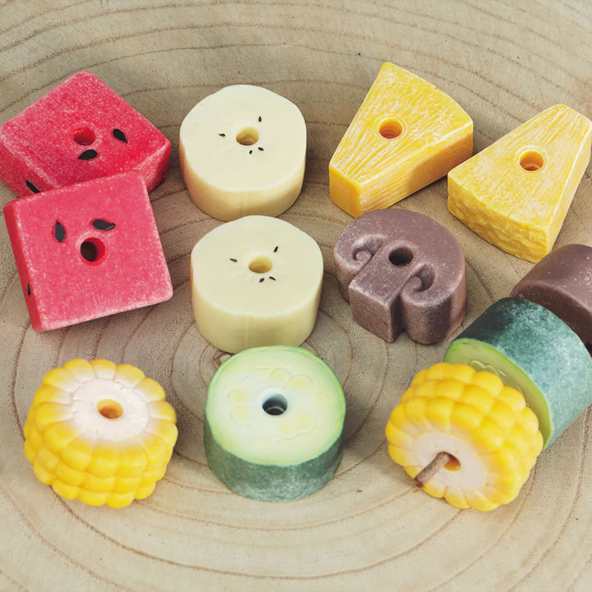 Mud Kitchen Food Stones Collection