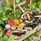 Mud Kitchen Food Stones Collection