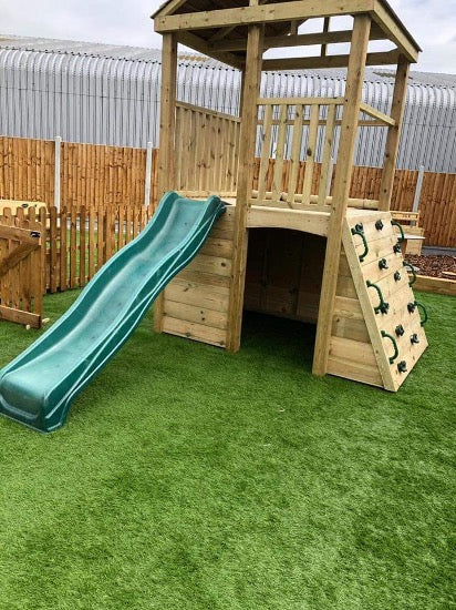 Climbing Frame Playset (with Rope Wall)