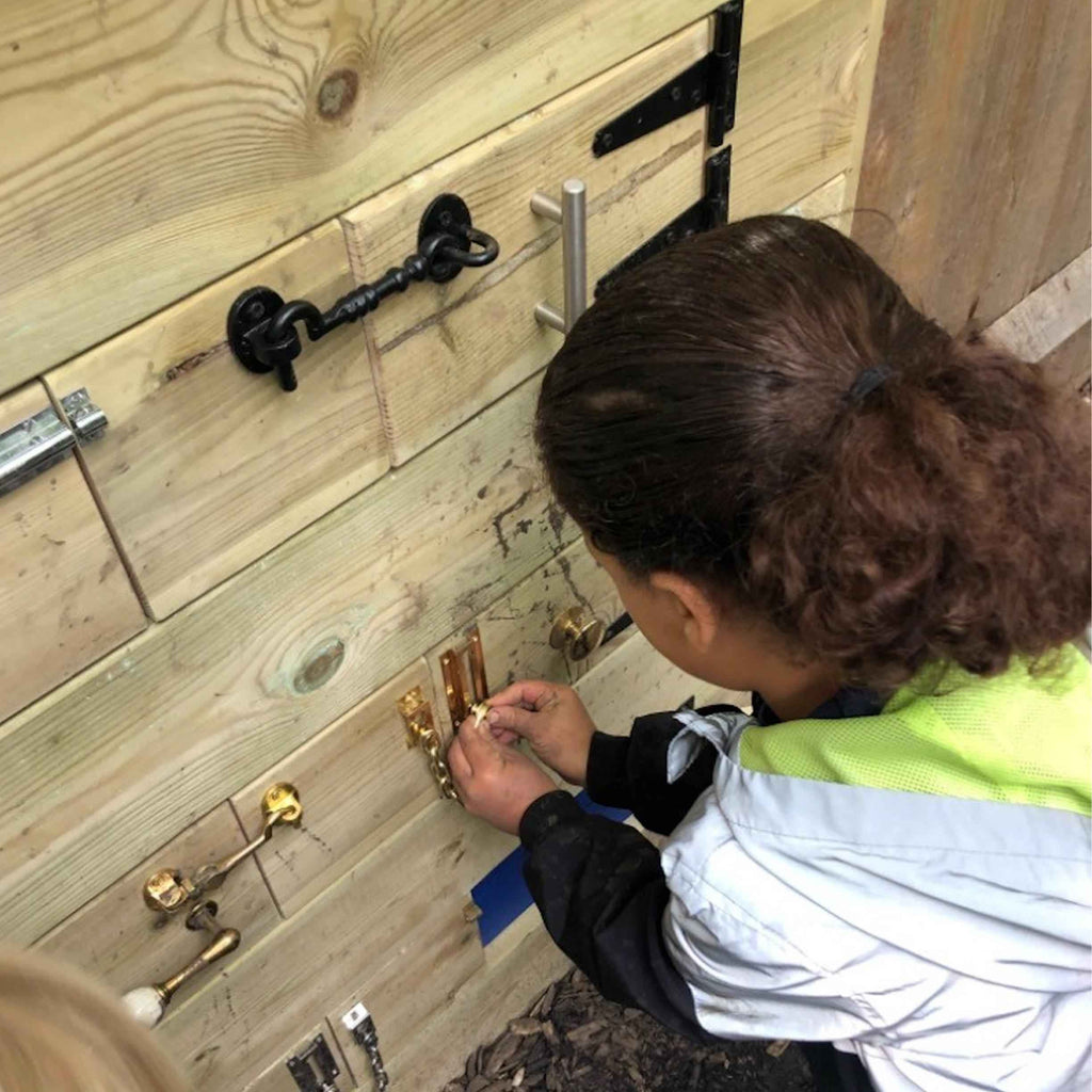 Lock Latch Activity Wall